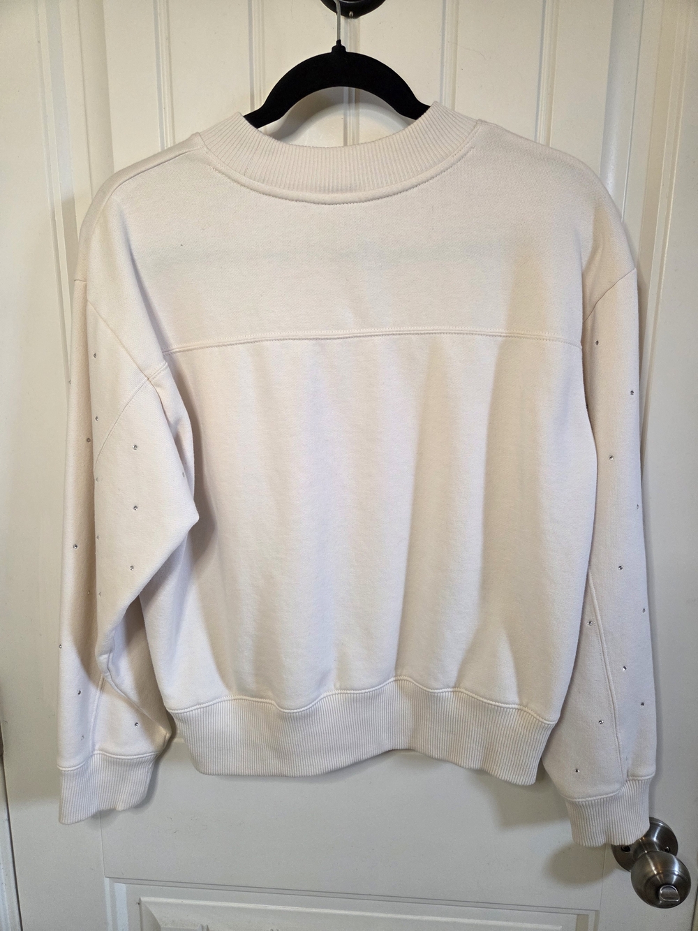 Cream Rhinestone Sweater - Picture 2 of 5